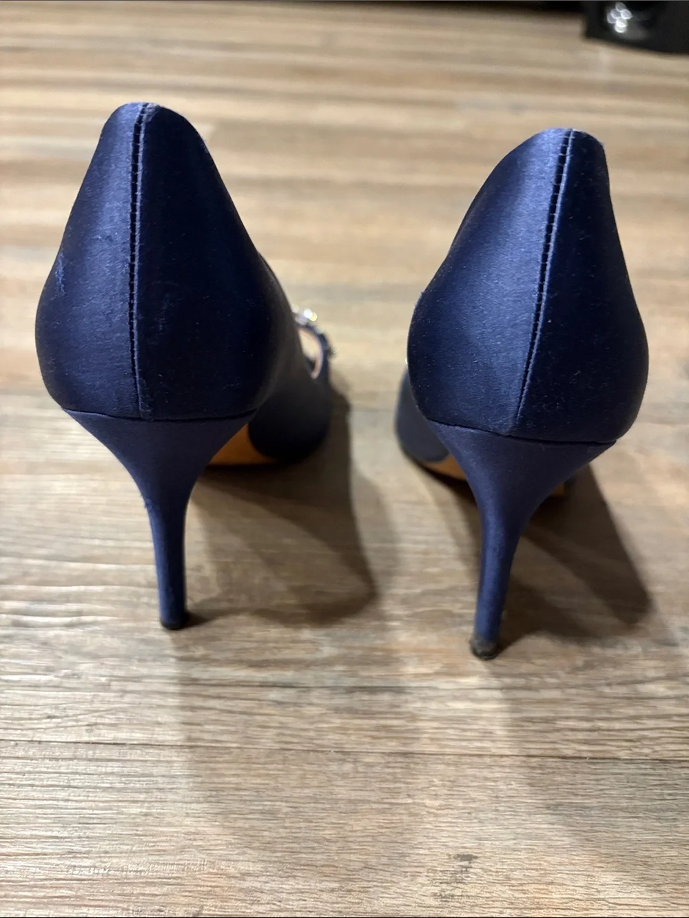 Badgley Mischka elegant navy